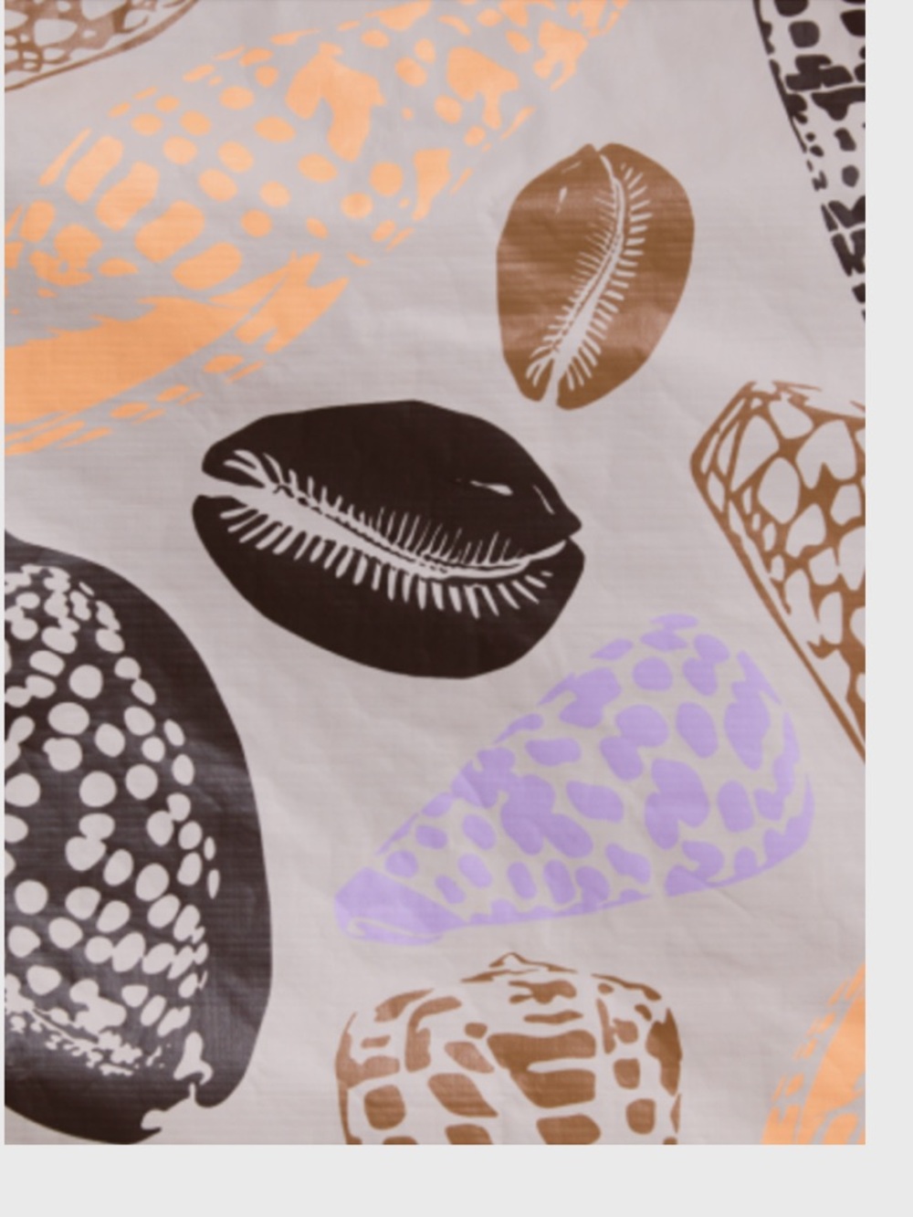 Aloha Collection Shell-Print Day Tripper Shell print - Tan Neon Lavendar - Picture 2 of 2